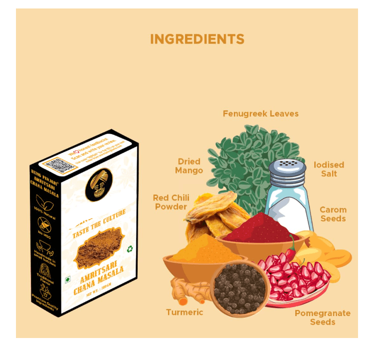 Amritsari Chana Masala Powder Pack of Two