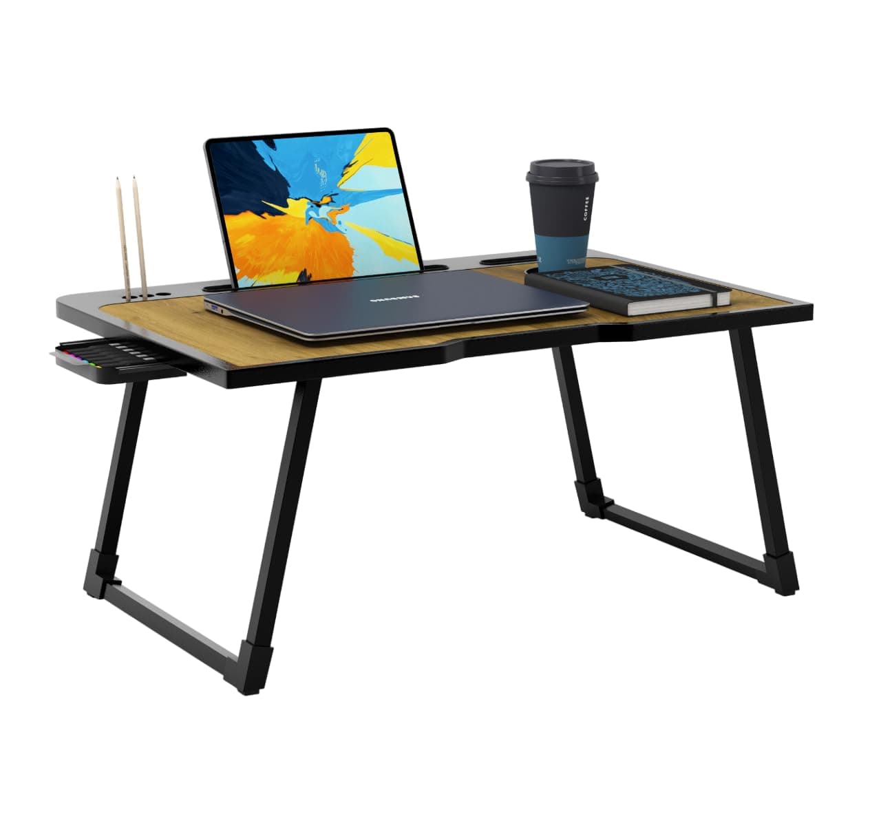 Home Study Foldable Writing Table Wooden