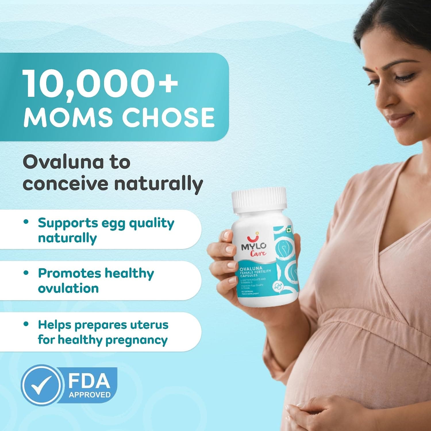 Ovaluna Female Fertility Capsules gallery image