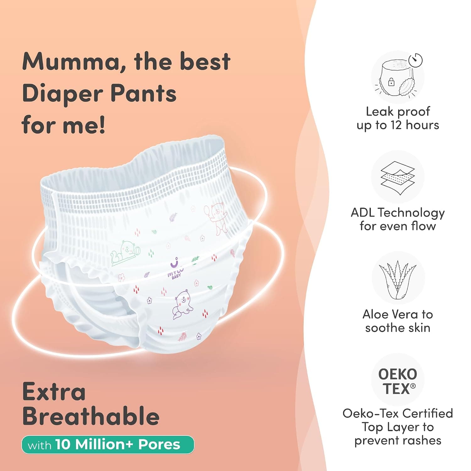 Baby Diaper Pants XL