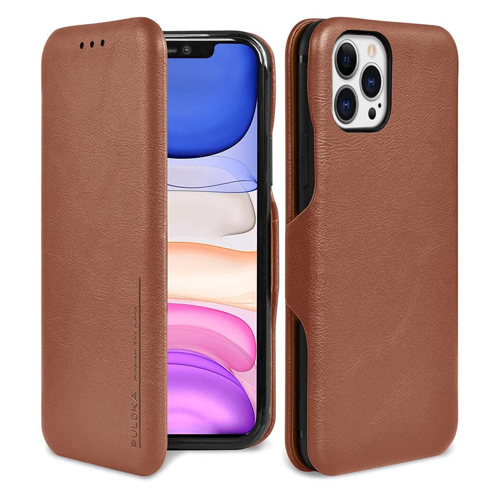 Leather Flip Wallet Case for iPhone 14Pro
