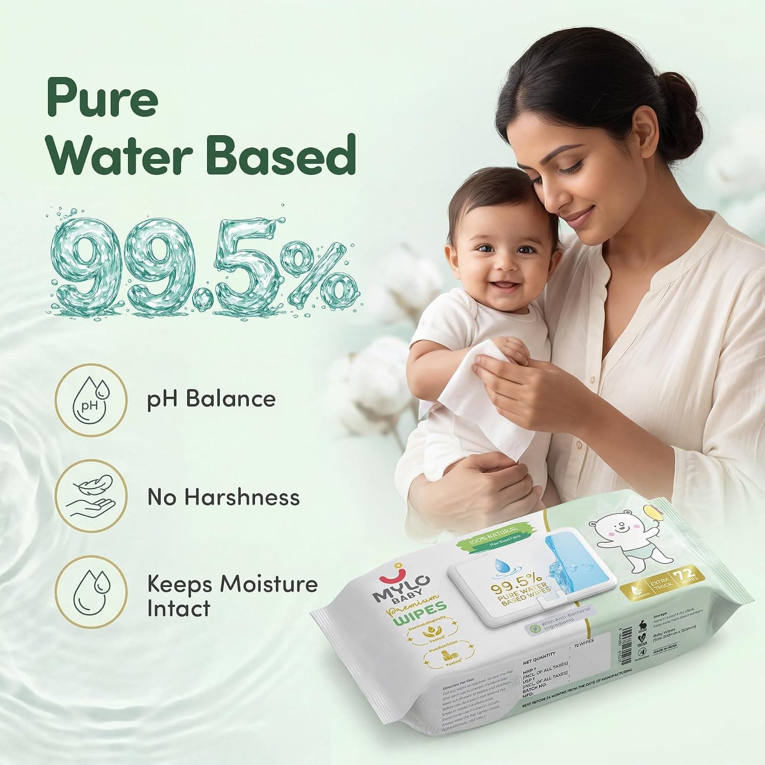 Baby Premium Wipes gallery image